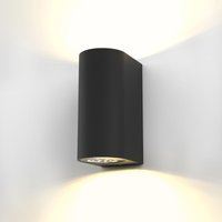B.K.Licht LED Außen-Wandleuchte "Volans", 2 flammig, Leuchtmittel GU10 Leuchtmittel wechselbar, Außenleuchte, IP44, Wand-Spot, Strahle, Bad, schwarz, inkl. 5W 400lm B.K.Licht LED Außen-Wandleuchte "Volans", 2 flammig, Leuchtmittel GU10 Leuchtmittel wechselbar, Außenleuchte, IP44, Wand-Spot, Strahle, Bad, schwarz, inkl. 5W 400lm von B.K.Licht