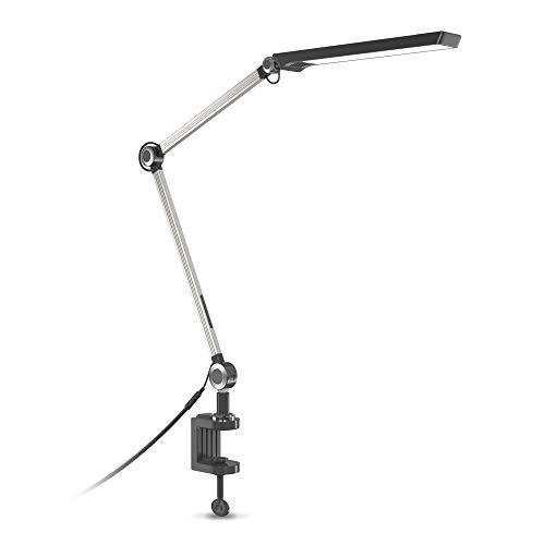 B.K.Licht - Schreibtischlampe einstellbar von warmweiß bis kaltweiß, schwenkbar, Touch, Klemmlampe, Klemmleuchte, Nachttischlampe, Leselicht Kinder, Bürolampe, Leselampe, 66,7x70,3 cm, Schwarz B.K.Licht - Schreibtischlampe einstellbar von warmweiß bis kaltweiß, schwenkbar, Touch, Klemmlampe, Klemmleuchte, Nachttischlampe, Leselicht Kinder, Bürolampe, Leselampe, 66,7x70,3 cm, Schwarz von B.K.Licht