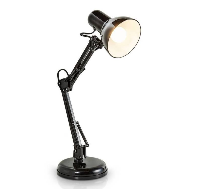 B.K.Licht Tischleuchte Leselampe Schwarz Retro Metall - BKL1080, ohne Leuchtmittel, max. 40W E14 Schreibtischlampe Nachttischleuchte B.K.Licht Tischleuchte Leselampe Schwarz Retro Metall - BKL1080, ohne Leuchtmittel, max. 40W E14 Schreibtischlampe Nachttischleuchte von B.K.Licht