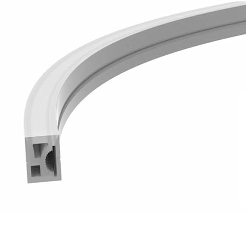 B·LED BARCELONA LED - Flexible Silikonhülle zum Umwandeln von LED-Streifen in Neon - 16 x 16 mm - 5 Meter - Seitliche Krümmung von B·LED BARCELONA LED