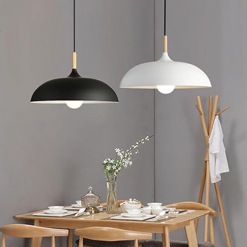 B·LED BARCELONA LED Runde Holz-Pendelleuchte MELA Modern E27 von B·LED BARCELONA LED
