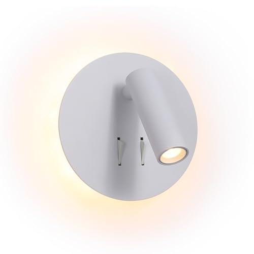 B·LED BARCELONA LED Wandleuchte zum Lesen, Quart, Doppelfunktion, 3 W + 6 W von B·LED BARCELONA LED