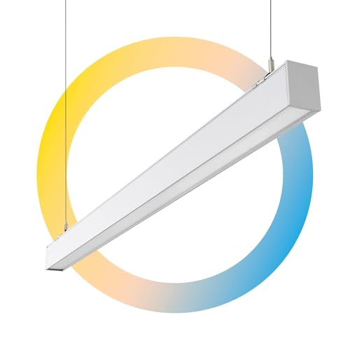 Barcelona LED – Lineare LED-Leuchte CCT – 40 W – Aufhängung / Oberfläche – Leistung einstellbar – 120 cm Barcelona LED – Lineare LED-Leuchte CCT – 40 W – Aufhängung / Oberfläche – Leistung einstellbar – 120 cm von B·LED BARCELONA LED