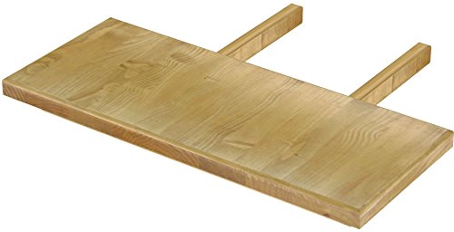 Ansteckplatte 30x73 Brasil Rio Classico oder Rio Kanto - Pinie Massivholz Echtholz - Größe & Farbe wählbar - für Esstisch Tischverlängerung Holztisch Tisch Erweiterung ausziehbar Brasilmöbel von B.R.A.S.I.L.-Möbel