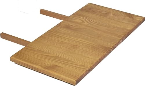 Ansteckplatte 50x90 Brasil Rio Classico oder Rio Kanto - Pinie Massivholz Echtholz - Größe & Farbe wählbar - für Esstisch Tischverlängerung Holztisch Tisch Erweiterung ausziehbar Brasilmöbel von B.R.A.S.I.L.-Möbel