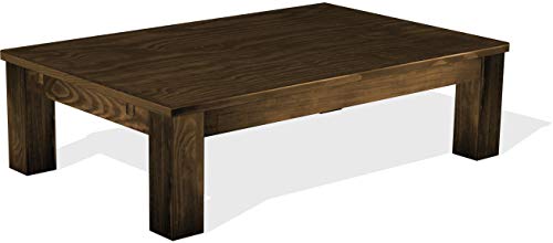 B.R.A.S.I.L.-Möbel Brasilmöbel Couchtisch Rio Classico 140x90 cm Eiche antik Wohnzimmertisch Holz Tisch Pinie Massivholz Stubentisch Beistelltisch Echtholz Größe und Farbe wählbar von B.R.A.S.I.L.-Möbel