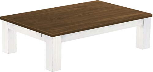 B.R.A.S.I.L.-Möbel Brasilmöbel Couchtisch Rio Classico 140x90 cm Nussbaum Weiß Wohnzimmertisch Holz Tisch Pinie Massivholz Stubentisch Beistelltisch Echtholz Größe und Farbe wählbar B.R.A.S.I.L.-Möbel Brasilmöbel Couchtisch Rio Classico 140x90 cm Nussbaum Weiß Wohnzimmertisch Holz Tisch Pinie Massivholz Stubentisch Beistelltisch Echtholz Größe und Farbe wählbar von B.R.A.S.I.L.-Möbel