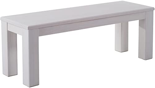 B.R.A.S.I.L.-Möbel Brasilmöbel Sitzbank 110 cm Rio Classico Pinie Weiss Massivholz aus Pinie, Verschiedene Größen & Farben, ideal für Esszimmer & Küche B.R.A.S.I.L.-Möbel Brasilmöbel Sitzbank 110 cm Rio Classico Pinie Weiss Massivholz aus Pinie, Verschiedene Größen & Farben, ideal für Esszimmer & Küche von B.R.A.S.I.L.-Möbel