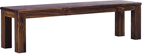 Brasilmöbel Sitzbank 180 cm Rio Classico Eiche antik Massivholz aus Pinie, Verschiedene Größen & Farben, ideal für Esszimmer & Küche von B.R.A.S.I.L.-Möbel