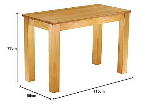 Esstisch Rio Classico 115x56 cm Honig Küchentisch Kleiner Tisch Holztisch Pinie Massivholz Brasilmöbel von B.R.A.S.I.L.-Möbel