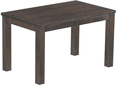 Esstisch Rio Classico 130x80 cm Granitgrau Holz Pinie Massivholz Esszimmertisch Echtholz ausziehbar vorgerichtet für Ansteckplatten Brasilmöbel von B.R.A.S.I.L.-Möbel
