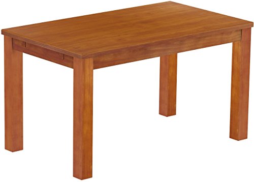 Esstisch Rio Classico 140x80 cm Kirschbaum Holz Pinie Massivholz Esszimmertisch Echtholz ausziehbar vorgerichtet für Ansteckplatten Brasilmöbel von B.R.A.S.I.L.-Möbel