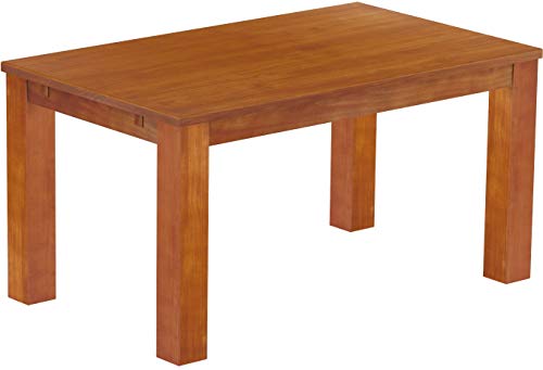 Esstisch Rio Classico 150x90 cm Kirschbaum Holz Pinie Massivholz Esszimmertisch Echtholz ausziehbar vorgerichtet für Ansteckplatten Brasilmöbel von B.R.A.S.I.L.-Möbel
