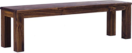 B.R.A.S.I.L.-Möbel Brasilmöbel Sitzbank 160 cm Rio Classico Eiche antik Massivholz aus Pinie, Verschiedene Größen & Farben, ideal für Esszimmer & Küche von B.R.A.S.I.L.-Möbel