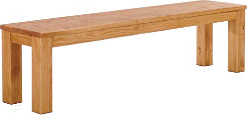 B.R.A.S.I.L.-Möbel Brasilmöbel Sitzbank 160 cm Rio Classico Honig Massivholz aus Pinie, Verschiedene Größen & Farben, ideal für Esszimmer & Küche von B.R.A.S.I.L.-Möbel