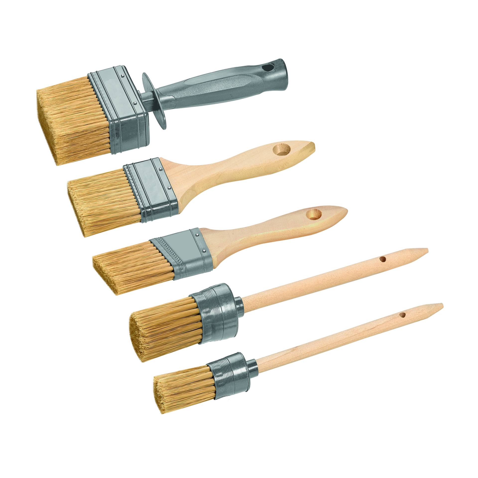 B1 Lack-Pinsel-Set  5-teilig von B1