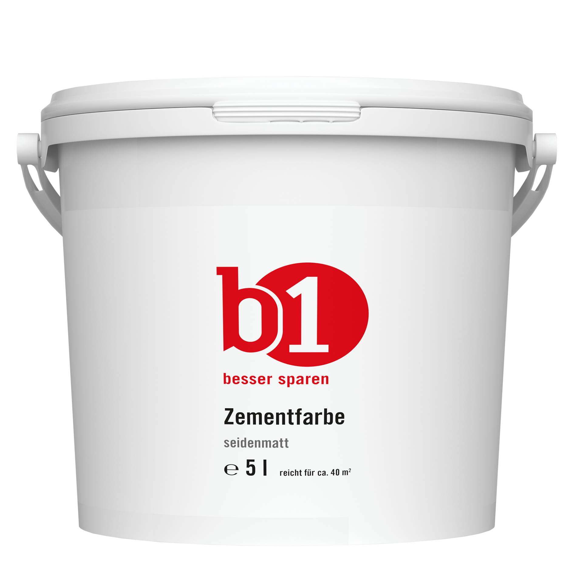 B1 Zementfarbe grau 5 l von B1