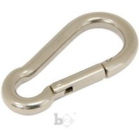 Karabinerhaken Normalkarabiner Edelstahl V4A 5x50 mm von B2