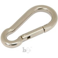 Karabinerhaken Normalkarabiner Edelstahl V4A 7x70 mm von B2