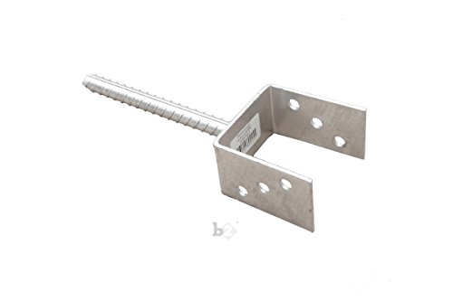 B2 Pfostenträger Pfostenanker U-Form mit Dolle verzinkt 91x100x200 mm B2 Pfostenträger Pfostenanker U-Form mit Dolle verzinkt 91x100x200 mm von B2