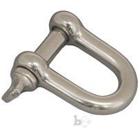 B2 - Schäkel Edelstahl V4A gerade Form 5 mm von B2