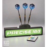 Modulare Lightbox/Lichtkasten Mit Rgb Led Beleuchtung, Fernbedienung Und Batterie Box. Passend U.a. Für Precise 180 Logo Metallschild von B2CDroege
