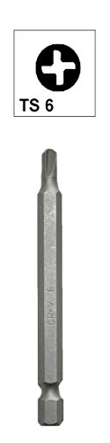 Bit Torq Set TS6 Vierflügler Chrom-Vanadium 75 mm (0080) von B2Q