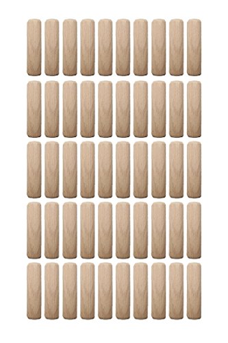 Holzdübel Riffeldübel Holzverbinder FSC® 6x30mm 50 Stück (0001) von B2Q