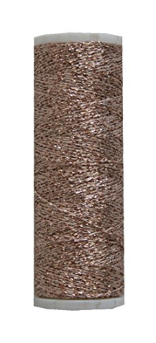 Metallic Stickgarn METALUX Beilauffaden 60 m beige (0337) von B2Q