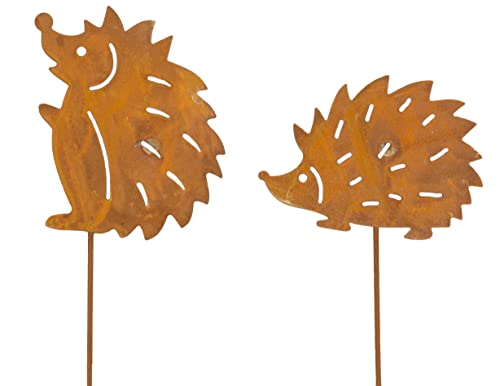 B2S BACK2SEASON 2 x Metall Stecker Igel Pärchen Edelrost Herbstdeko Garten Stab Topfdeko 2er Set B2S BACK2SEASON 2 x Metall Stecker Igel Pärchen Edelrost Herbstdeko Garten Stab Topfdeko 2er Set von B2S BACK2SEASON