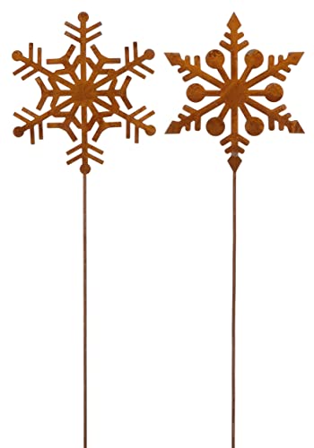 B2S BACK2SEASON 2 x Schneeflocke Stecker Edelrost Eisen Winterdeko Metall Gartenstecker 2er Set B2S BACK2SEASON 2 x Schneeflocke Stecker Edelrost Eisen Winterdeko Metall Gartenstecker 2er Set von B2S BACK2SEASON