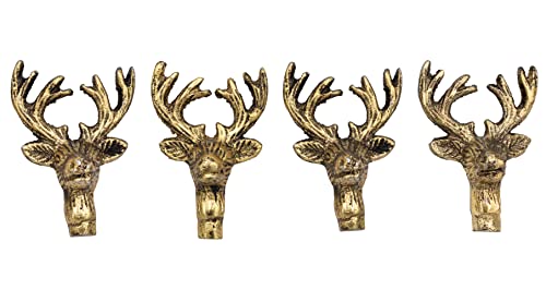B2S BACK2SEASON Kerzenstecker Hirschkopf Gold antik Kerzenpin 4 Stück Kerzendekoration Metall 4er Set B2S BACK2SEASON Kerzenstecker Hirschkopf Gold antik Kerzenpin 4 Stück Kerzendekoration Metall 4er Set von B2S BACK2SEASON