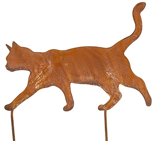 B2S BACK2SEASON Metall Stecker Katze zum Stecken Edelrost Rostfigur Gartenstecker Kater Mieze Made in Europa L=39 cm B2S BACK2SEASON Metall Stecker Katze zum Stecken Edelrost Rostfigur Gartenstecker Kater Mieze Made in Europa L=39 cm von B2S BACK2SEASON