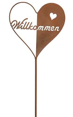 B2S BACK2SEASON Stecker Willkommen Herz mit Herz Stecken Welcome Rasenstecker Dekoration H=77cm B2S BACK2SEASON Stecker Willkommen Herz mit Herz Stecken Welcome Rasenstecker Dekoration H=77cm von B2S BACK2SEASON