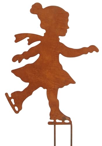 B2S BACK2SEASON Winterkind Stecker Edelrost Gartenstecker Mädchen auf Schlittschuhen Rostfigur Winterdeko H=40 cm + 15 cm Stecker B2S BACK2SEASON Winterkind Stecker Edelrost Gartenstecker Mädchen auf Schlittschuhen Rostfigur Winterdeko H=40 cm + 15 cm Stecker von B2S BACK2SEASON