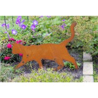 Metall Stecker Katze Zum Stecken Edelrost Gartenstecker L=39 cm Metall Stecker Katze Zum Stecken Edelrost Gartenstecker L=39 cm von B2SBACK2SEASON