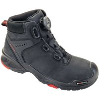 Sicherheitsstiefel Braxton Größe 44 schwarz/rot S3 src hro en iso 20345 Rindleder von BAAK