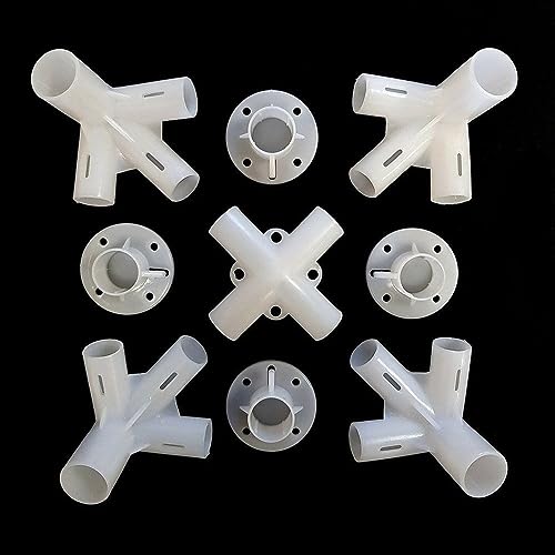 9 Stück Gazebo Connectors,Gazebo Ersatzteile für 3x3 m Gazebo Markise Zelt Füße Ecke Center Connector,Gazebo Ersatzteile Connector 25/19 mm von BAAQII