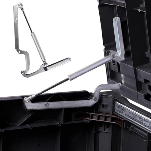 BAAQII Kolbenscharnier Gasdruckfeder Kompatibel mit Keter Borneo Ersatzteil, WLPS 120N Automatische Kolben Metallscharniere Heavy Duty SOP Ersatz von BAAQII