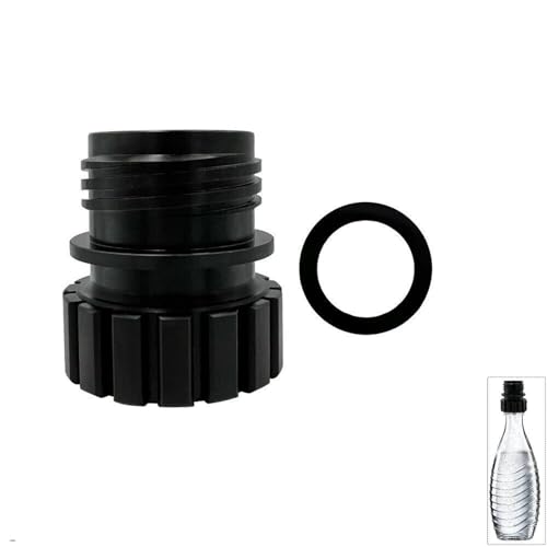 BAAQII Quick Connect Soda Flaschenadapter für Soda Maker und Kristallglasflasche 0,7L, Soda Maker Flaschenaufsatz Nachfüllverschluss zum Verbinden von Glasflasche mit Soda-Maschine von BAAQII