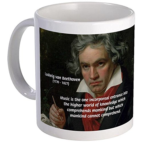 BAAROO Klassische Musik: Beethoven-Becher, Keramik, Kaffeetasse, Teetasse, 325 ml BAAROO Klassische Musik: Beethoven-Becher, Keramik, Kaffeetasse, Teetasse, 325 ml von BAAROO