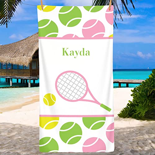 BAAROO Preppy Tennis Sport Personalisiertes Strandtuch individuelle Badetücher Personalisierte Handtücher für Badezimmer Pool Geburtstag Alltag Männer Erwachsene Junge 130 cm x 80 cm BAAROO Preppy Tennis Sport Personalisiertes Strandtuch individuelle Badetücher Personalisierte Handtücher für Badezimmer Pool Geburtstag Alltag Männer Erwachsene Junge 130 cm x 80 cm von BAAROO
