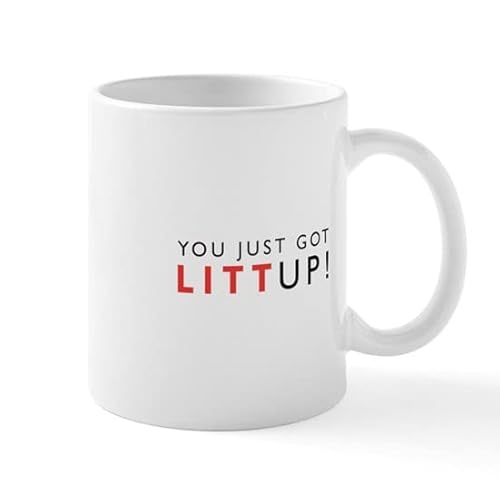 BAAROO Suits You Just Got Litt Up!-Tasse, 325 ml, weiße kleine Keramik-Kaffeetasse, Teetasse, 325 ml BAAROO Suits You Just Got Litt Up!-Tasse, 325 ml, weiße kleine Keramik-Kaffeetasse, Teetasse, 325 ml von BAAROO