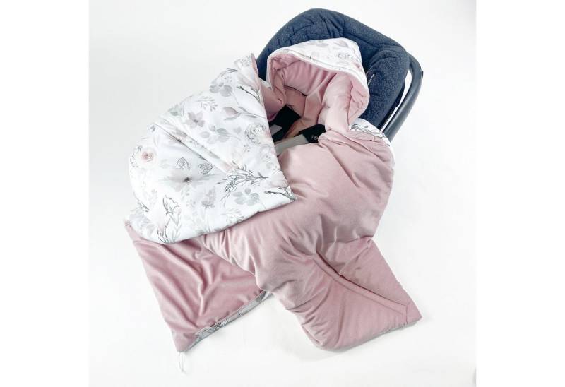 Einschlagdecke Babyschale Autositz mit Klettverschluss, 0-6 0-12 Monaten, Wattiert, BABEES von BABEES