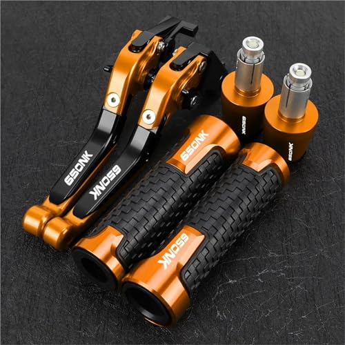 BABEGIM For NK650 NK 650 650NK CF650 2020 2021 2022 Motorrad Bremse Kupplung Hebel Griff Bar Griff Grip Lenker Enden(SKY BLUE) von BABEGIM
