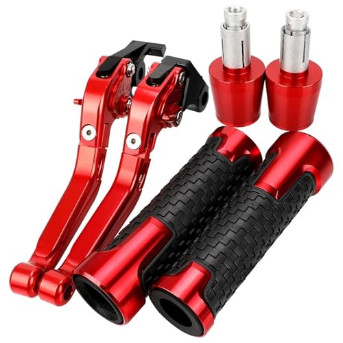 BABEGIM MAXSYM 400 600 MAXSYM400 600i 400i 2021 2022 2023 2024 Motorrad Einstellbare Bremse Kupplung Hebel Lenker Handgriffe Enden(Noir) von BABEGIM
