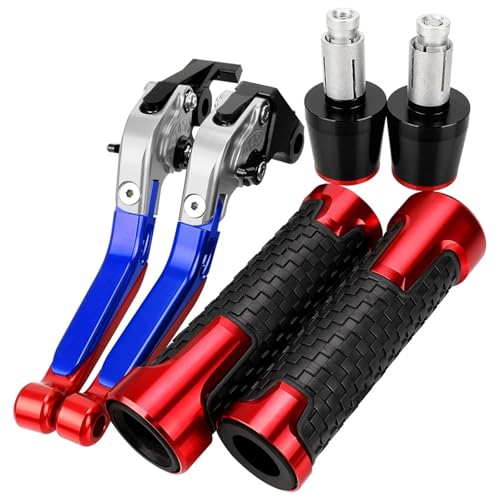 BABEGIM Motorrad Aluminium Bremse Kupplung Hebel Lenker Handgriffe Enden for Katana GSX600F GSX750F 1989-2007 2006 2005 2004(Champagne) von BABEGIM