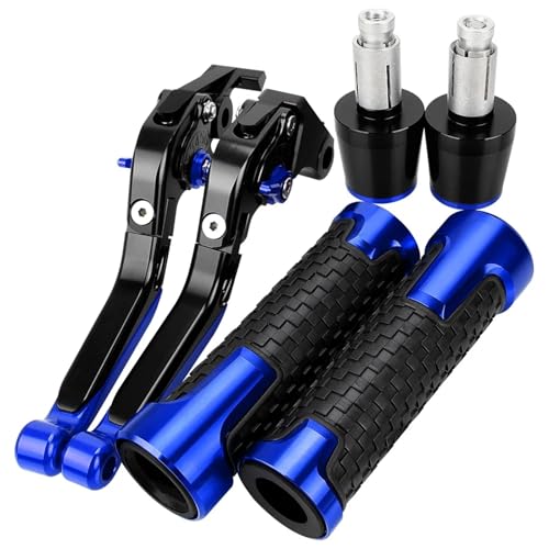 BABEGIM Motorrad Aluminium Bremse Kupplung Hebel Lenker Handgriffe Enden for Katana GSX600F GSX750F 1989-2007 2006 2005 2004(Noir) von BABEGIM
