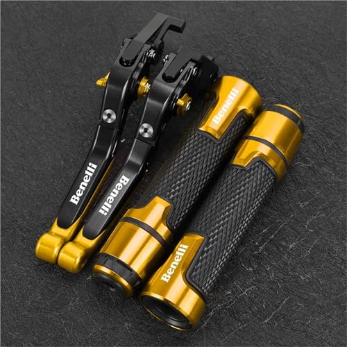 BABEGIM Motorrad Klappbar Ausziehbar Einstellbare Kupplung Bremshebel Lenker Griffe Enden for Leoncino 500 LeoncinX 2016-2020(Clear) von BABEGIM