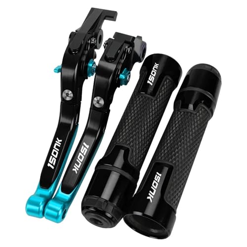 BABEGIM for 150NK NK 150 NK NK150 2016 2017 2018 Motorrad Bremse Kupplung Hebel Griff Bar Griffe Lenker Enden(Dark Grey) von BABEGIM